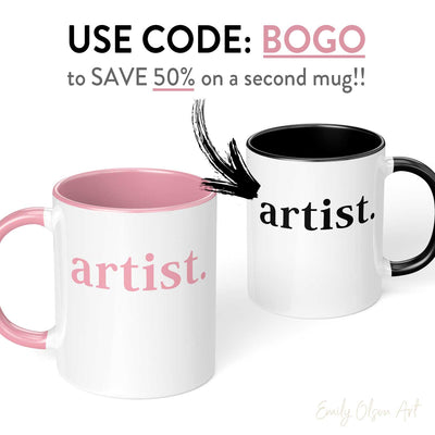 Artist Matching Mugs BOGO