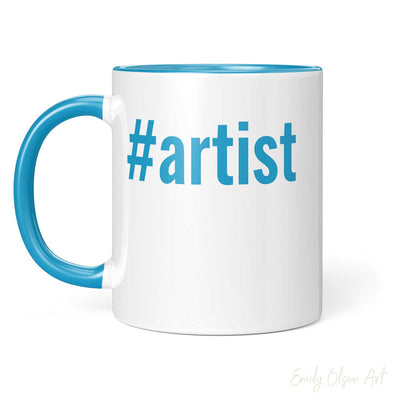 Hashtag Artist Mug Blue