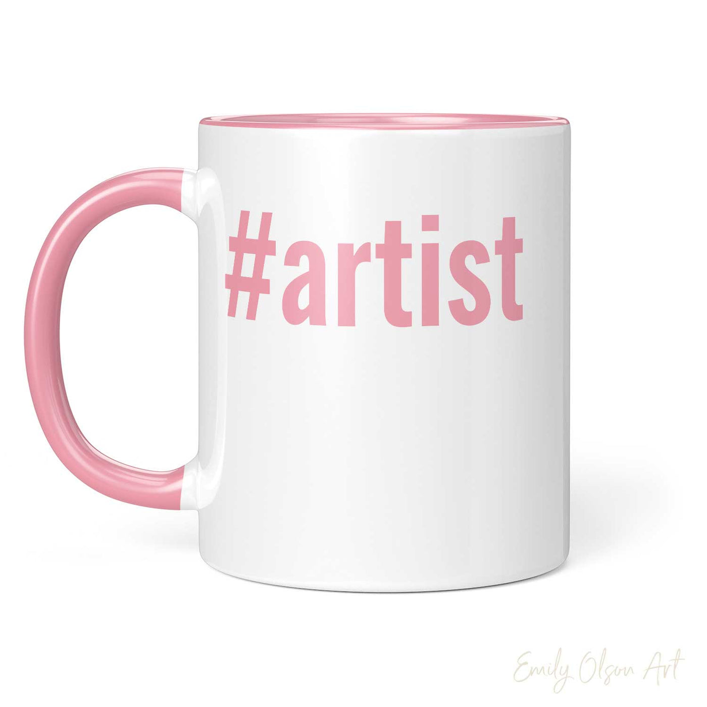 Hashtag Artist Mug Pink