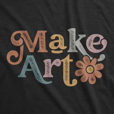 Make Art Shirt Heather Grey