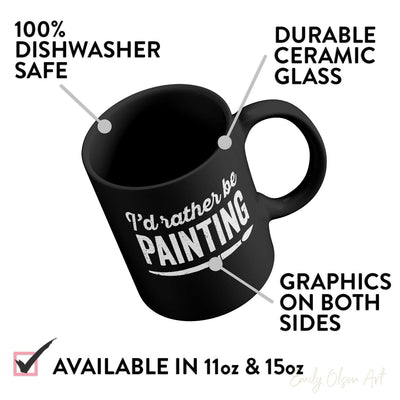 id rather be painting mug description